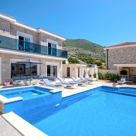 Luxury Villa Miriam With Private Pool And Jet Pool Near Dubrovnik Ivanica Zewnętrze zdjęcie