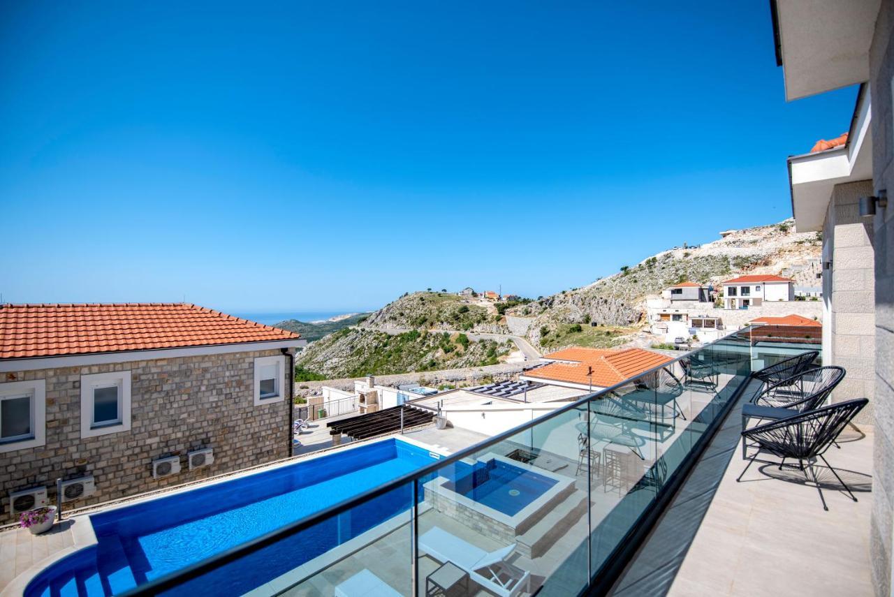 Luxury Villa Miriam With Private Pool And Jet Pool Near Dubrovnik Ivanica Zewnętrze zdjęcie