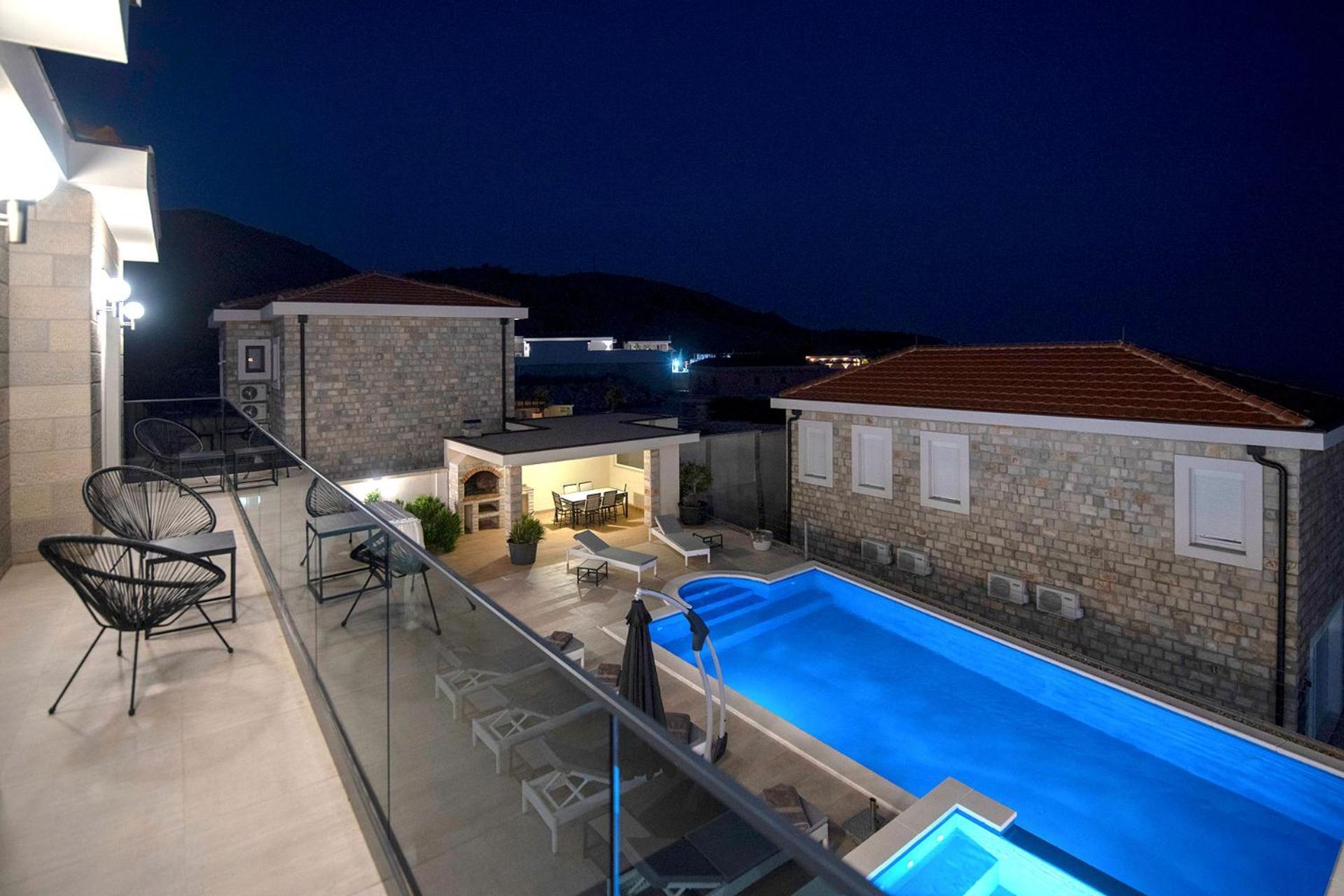 Luxury Villa Miriam With Private Pool And Jet Pool Near Dubrovnik Ivanica Zewnętrze zdjęcie
