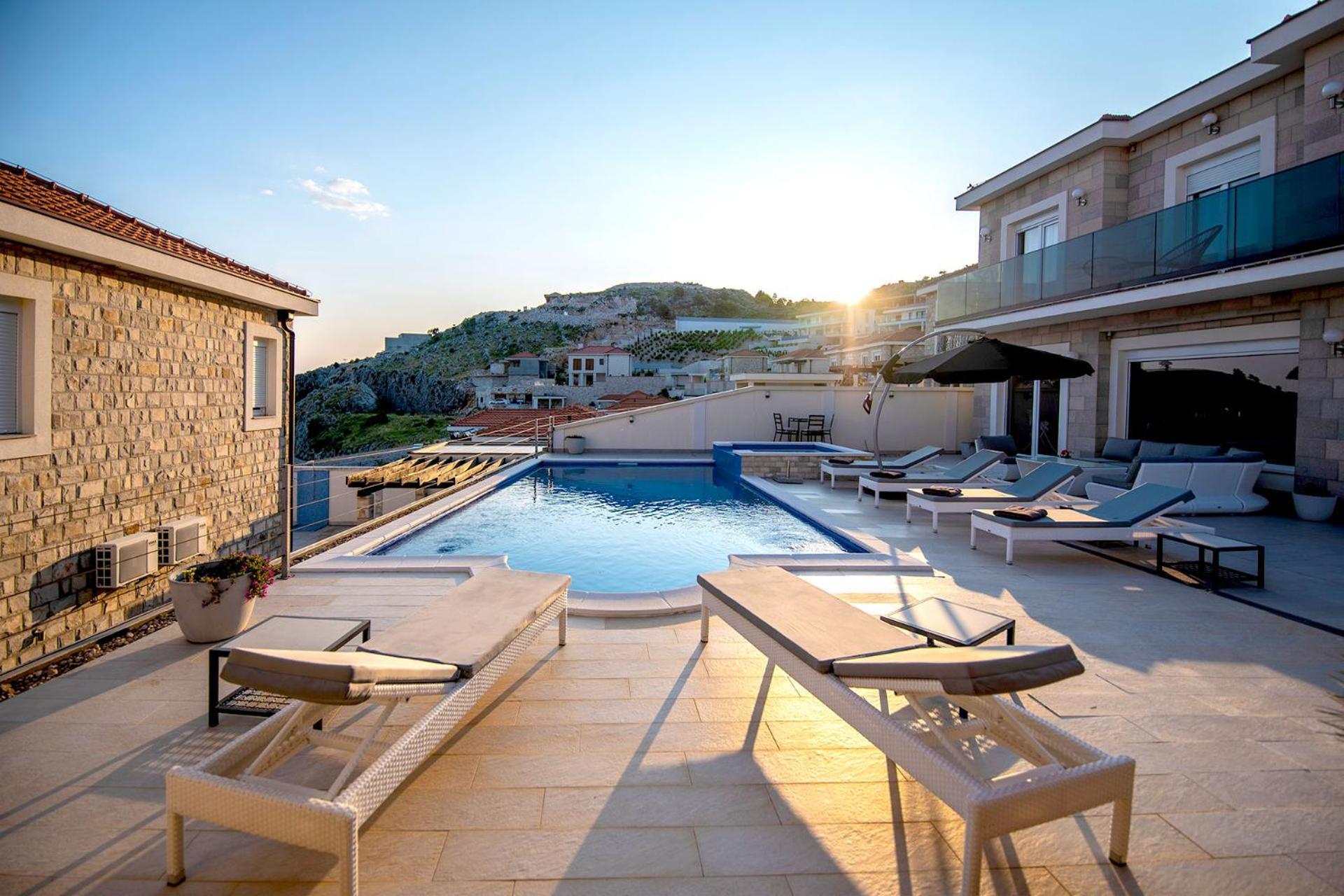 Luxury Villa Miriam With Private Pool And Jet Pool Near Dubrovnik Ivanica Zewnętrze zdjęcie